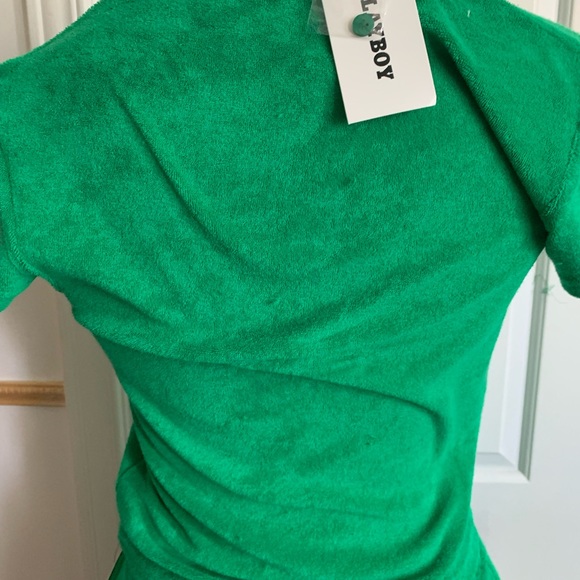 NWT PLAYBOY BUTTON UP T-SHIRT - Picture 3 of 6